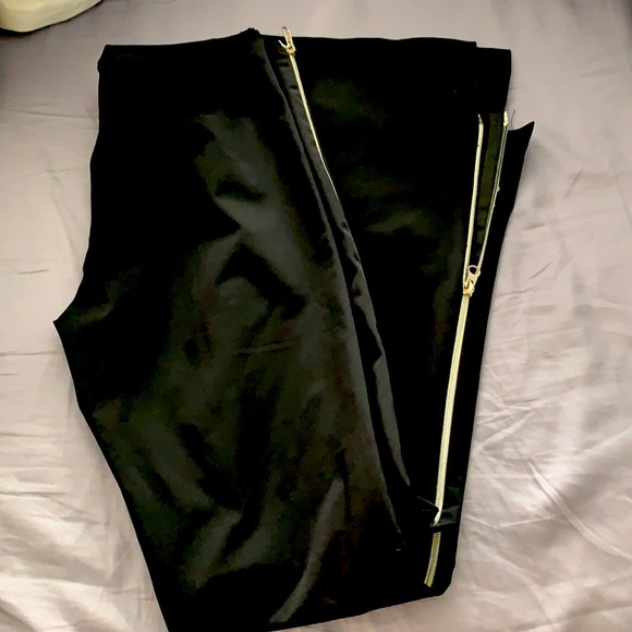 XS Black zipper pants flare - Picture 3 of 5